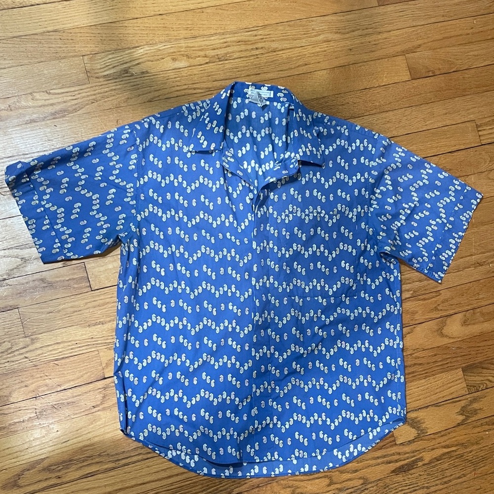 J..G. Hook Vintage Paisley Flower shirt Size Large